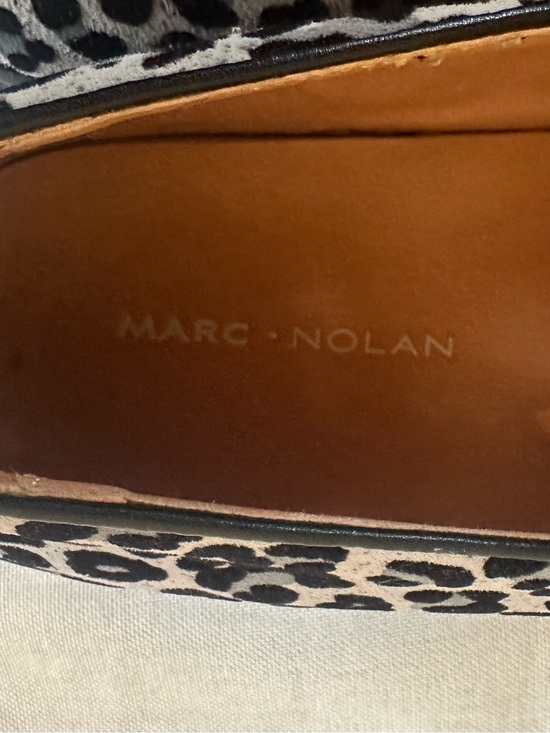 Marc Nolan Boardwalk Faux Suede Leopard Horsebit Slip-On Loafer Sz 14 Like New! main image 12